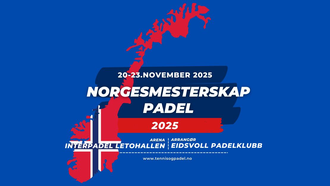 Tildeling av Norgesmesterskap i padel 2025