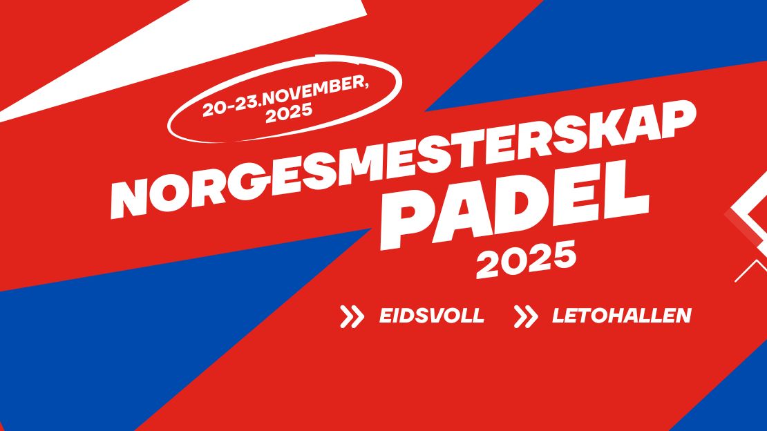 Tildeling av Norgesmesterskap i padel 2025